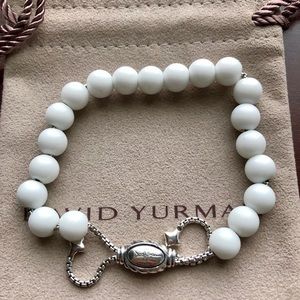 David Yurman Agate Spiritual Bead Bracelet
